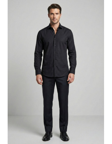 Paul Matthew camicia slim fit in cotone stretch 2590-sf8 [05436515]