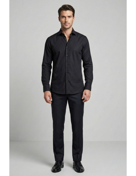 Paul Matthew camicia slim fit in cotone stretch 2590-sf8 [05436515]