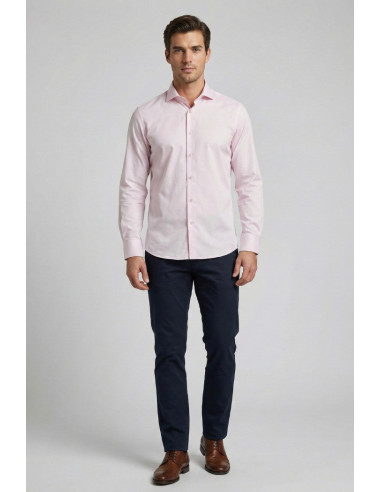 Paul Matthew camicia slim fit in cotone stretch 2590-sf8 [16fa156d]