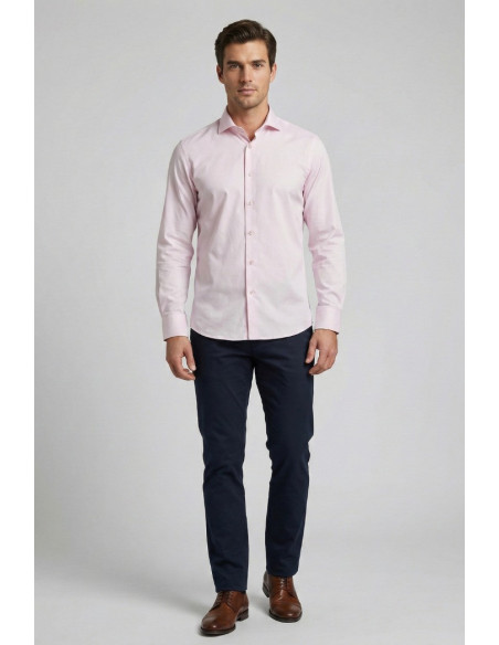 Paul Matthew camicia slim fit in cotone stretch 2590-sf8 [16fa156d]