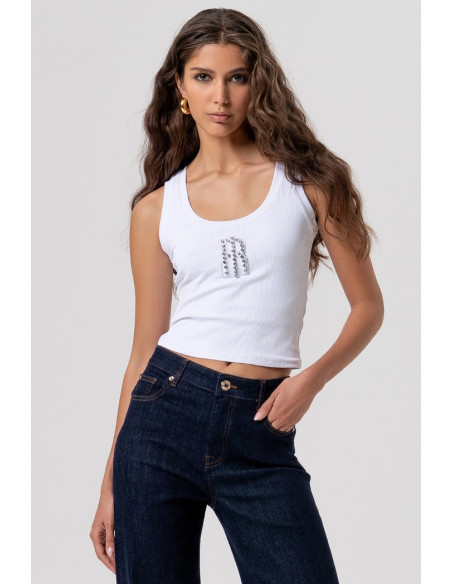 Fracomina jeans bootcut effetto push up in denim con lavaggio medio fp26sv8050d46493 [4d8d323d]