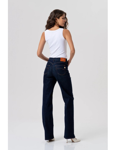 Fracomina jeans bootcut effetto push up in denim con lavaggio medio fp26sv8050d46493 [fa90f339]