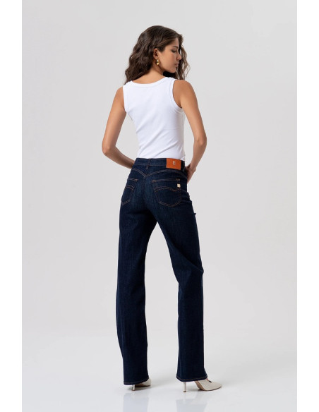 Fracomina jeans bootcut effetto push up in denim con lavaggio medio fp26sv8050d46493 [fa90f339]