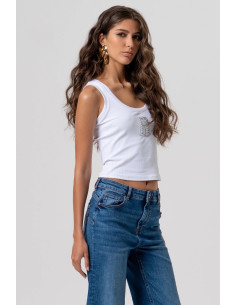 Fracomina jeans flare effetto push up in denim con lavaggio medio fp26sv8050d46002 [eca6592b] 2