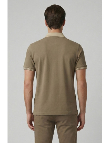 Blauer polo in piquet logata Oakland 26sblut02294-006801 [562c9435]