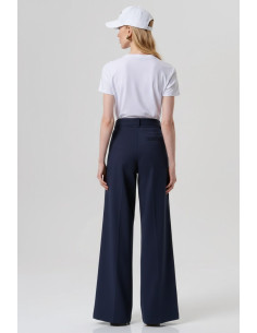 Fracomina pantalone flare in gabardina di cotone fp26sv3035w42001 [489ef992] 2