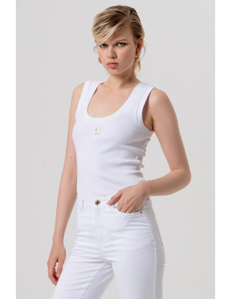 Fracomina pantalone bootcut in tessuto bull stretch fp26sva012w61501 [73ec8f97]
