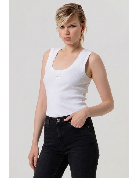 Fracomina pantalone bootcut in tessuto bull stretch fp26sva012w61501 [58ee371b]