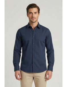 Urban Ring camicia collo italiano in cotone stretch UR1130007 [f38e4bdf]