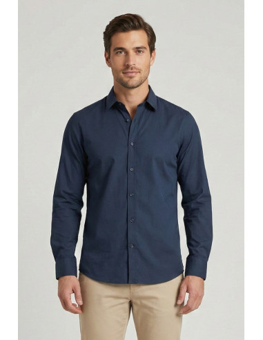 Urban Ring camicia collo italiano in cotone stretch UR1130007 [f38e4bdf]