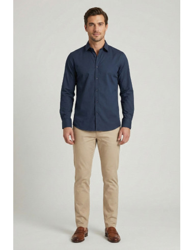 Urban Ring camicia collo italiano in cotone stretch UR1130007 [9db5c9d6]