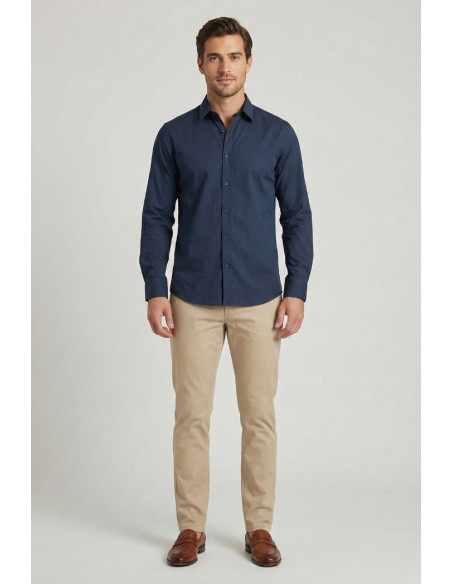 Urban Ring camicia collo italiano in cotone stretch UR1130007 [9db5c9d6]