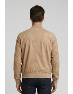 Markup bomber traforato effetto scamosciato MK1940008 [dc47710e] 2