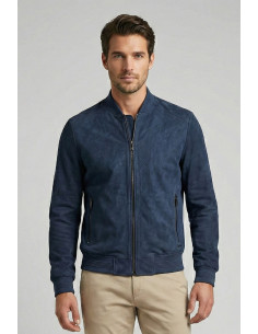 Markup bomber traforato effetto scamosciato MK1940008 [638f6c01]