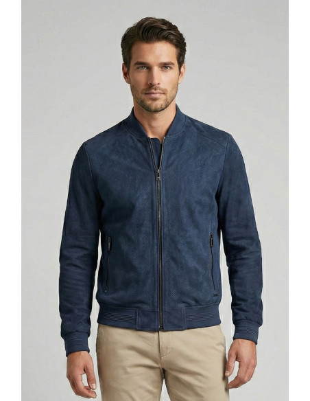 Markup bomber traforato effetto scamosciato MK1940008 [638f6c01]