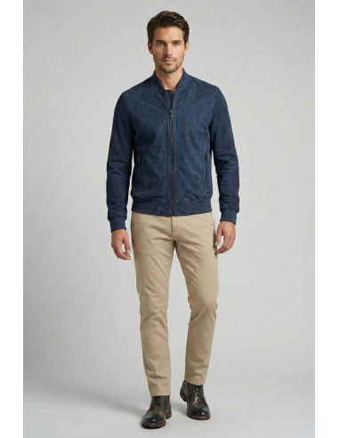 Markup bomber traforato effetto scamosciato MK1940008 [0db4ee08]