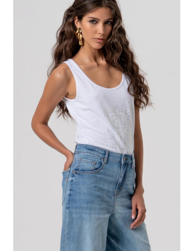 Fracomina jeans carrot balloon fit in denim con lavaggio medio fp26svd006d45003 [d5b5ba4a]