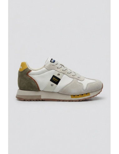 Blauer sneaker con passante logo Queens01 [22628706]