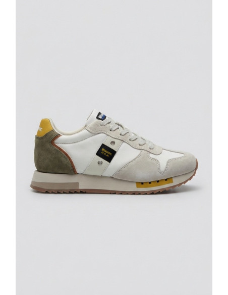 Blauer sneaker con passante logo Queens01 [22628706]