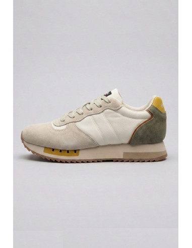 Blauer sneaker con passante logo Queens01 [fb44c40b]