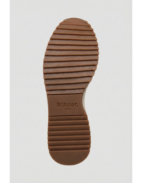 Blauer sneaker con passante logo Queens01 [49094211]
