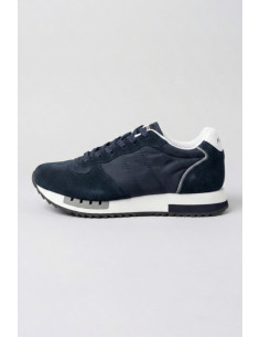 Blauer sneaker con passante logo Queens01 [b97c3d00] 2