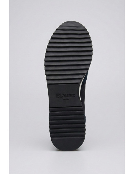 Blauer sneaker con passante logo Queens01 [d217f817]