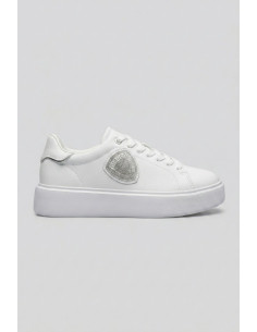 Blauer sneaker con logo strass Venus01 [023c67b3]