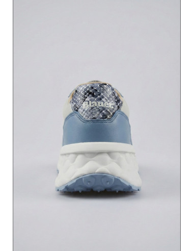 Blauer sneaker con logo strass Lynn01 [87460774]