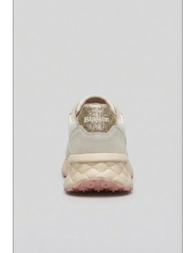 Blauer sneaker con logo strass Lynn01 [62c9866c]
