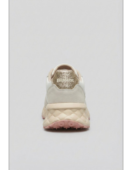 Blauer sneaker con logo strass Lynn01 [62c9866c]