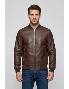 Urban Ring bomber in ecopelle UR1140002 [21bdac68]