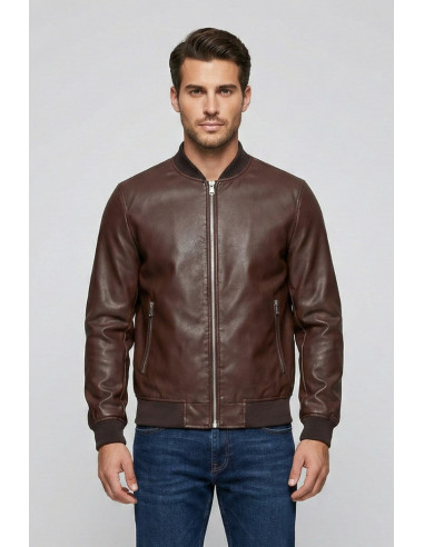 Urban Ring bomber in ecopelle UR1140002 [21bdac68]