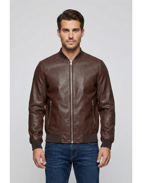 Urban Ring bomber in ecopelle UR1140002 [21bdac68]