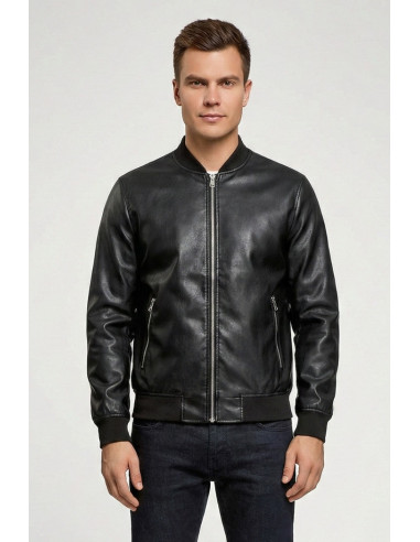 Urban Ring bomber in ecopelle UR1140002 [53bdb90f]