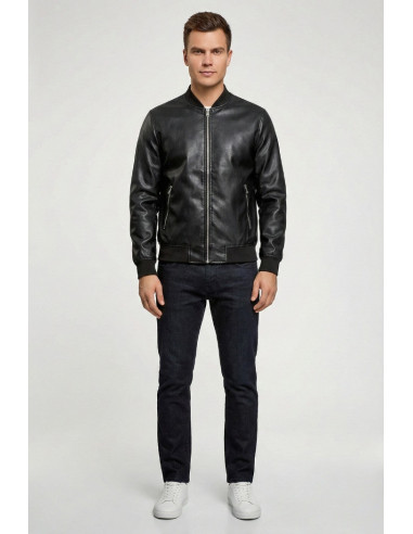 Urban Ring bomber in ecopelle UR1140002 [3d863b06]