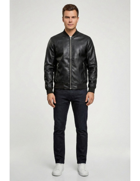Urban Ring bomber in ecopelle UR1140002 [3d863b06]
