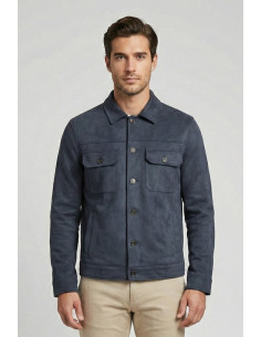 Markup overshirt effetto scamosciato MK1940022 [2bf354f5]