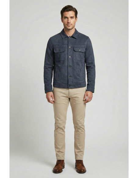 Markup overshirt effetto scamosciato MK1940022 [45c8d6fc]