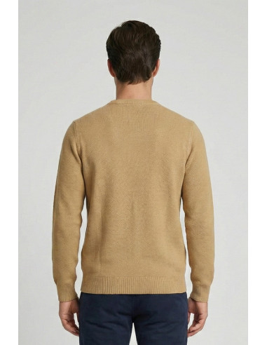 Markup maglia girocollo punto riso in cotone MK1900012 [bea096ce]