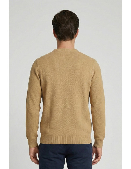 Markup maglia girocollo punto riso in cotone MK1900012 [bea096ce]