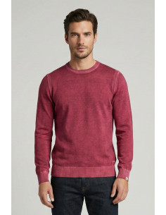 Markup maglia girocollo in cotone con inserti MK1900041 [3646b5fb]