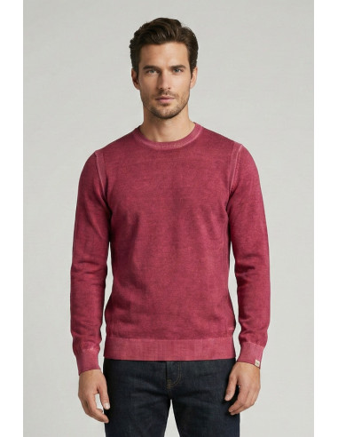 Markup maglia girocollo in cotone con inserti MK1900041 [3646b5fb]