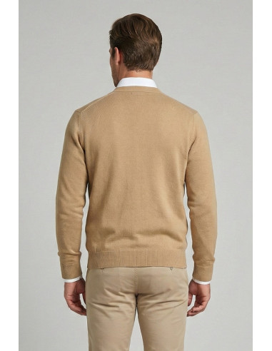 Markup cardigan scollo a V in cotone MK10003 [d7c5e99a]