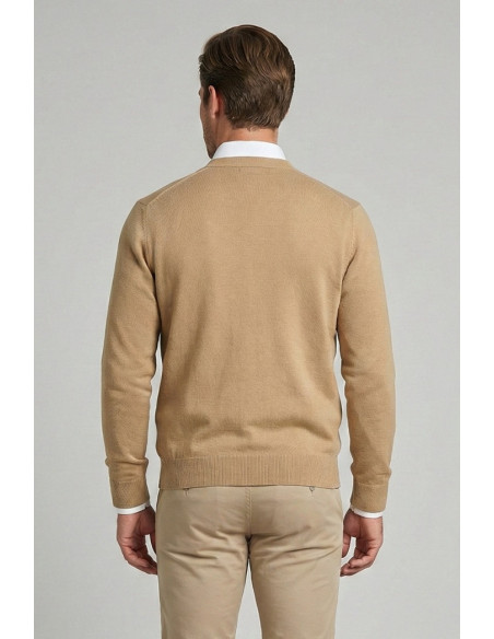 Markup cardigan scollo a V in cotone MK10003 [d7c5e99a]