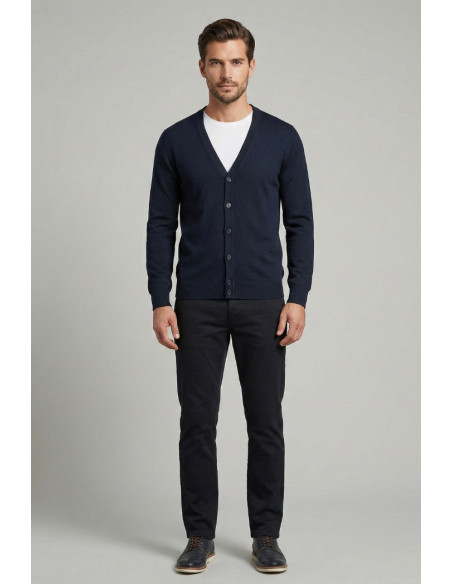 Markup cardigan scollo a V in cotone MK10003 [df103591]