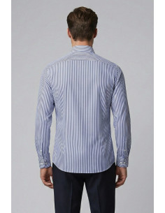 Markup camicia rigata in cotone con collo italiano MK1930016 [3bb2819e] 2