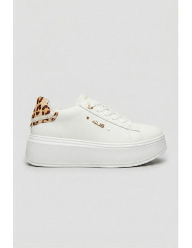 4US Paciotti sneaker con inserto leopardato 4BX161 [71c1093f]