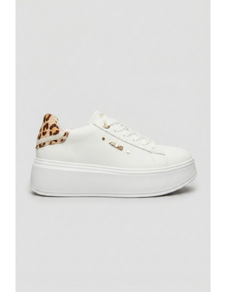 4US Paciotti sneaker con inserto leopardato 4BX161 [71c1093f]