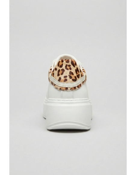 4US Paciotti sneaker con inserto leopardato 4BX161 [1ffa8b36]